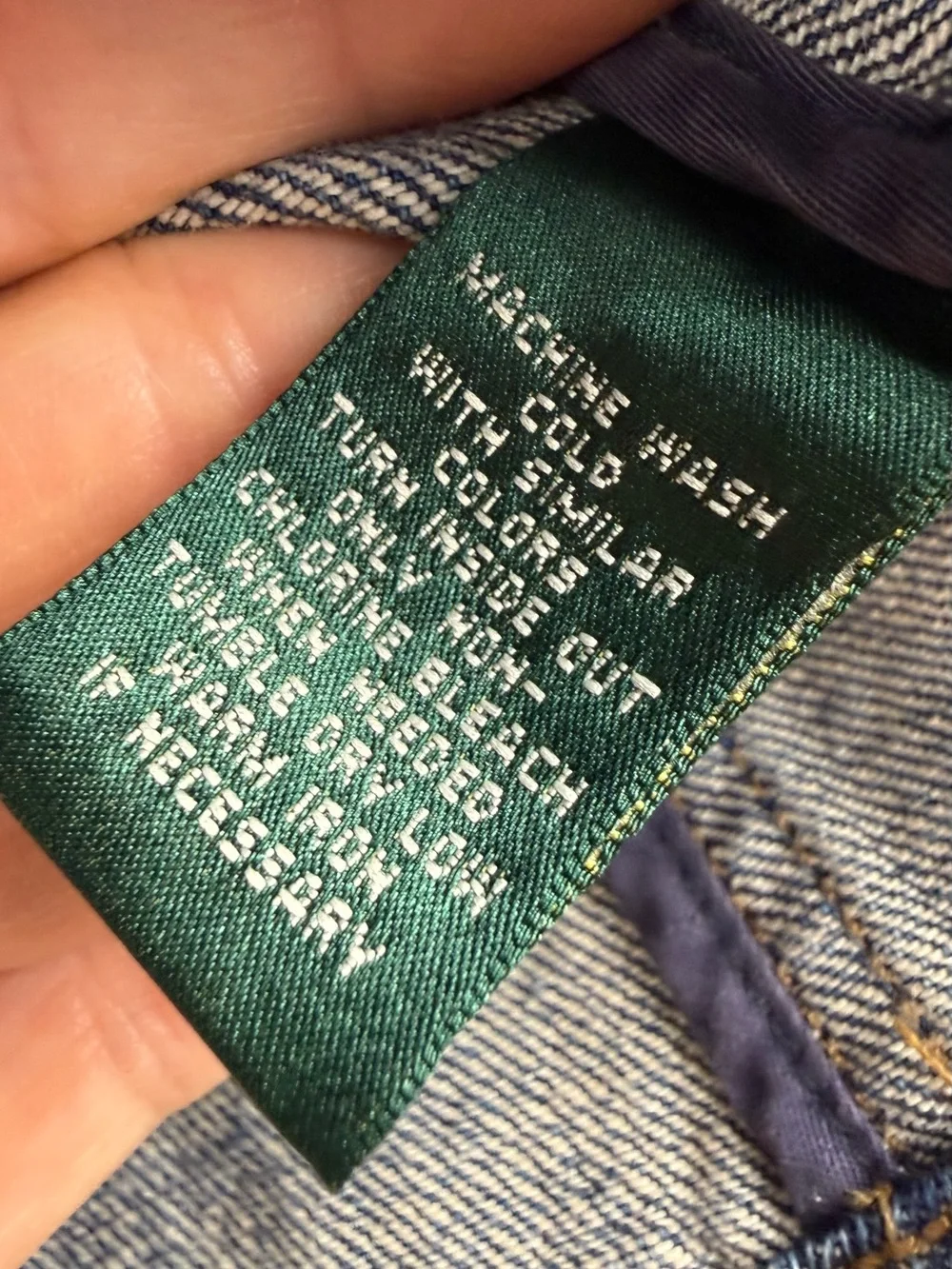 Lauren Jeans Co. Ralph Lauren | Pearl Button Denim Blazer Jacket | Size M